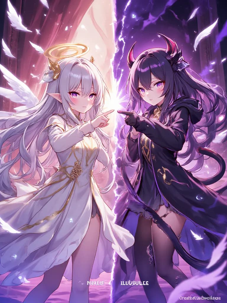 Thumbnail of 「Angel vs Succubus ~Mikaela Celestine y Lilithara Mimi peleando por tu Alma