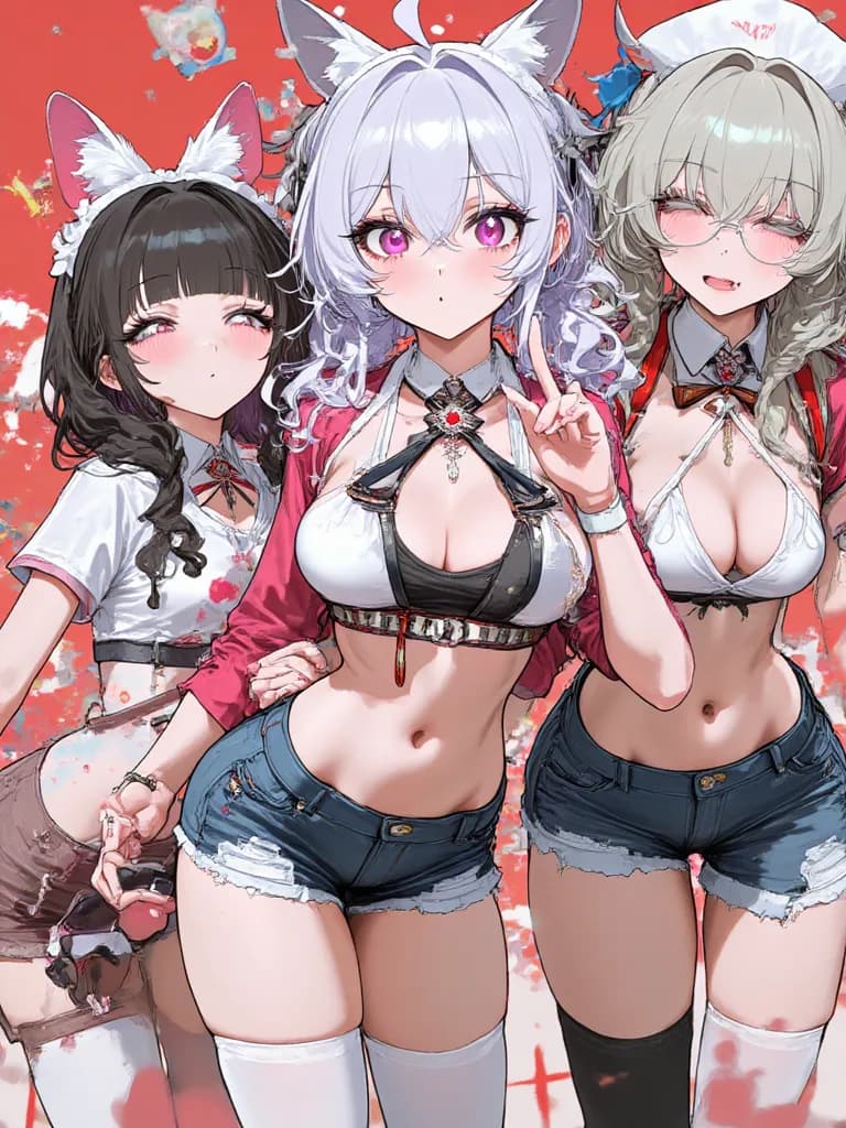 Thumbnail of 3 девушки-хулигана