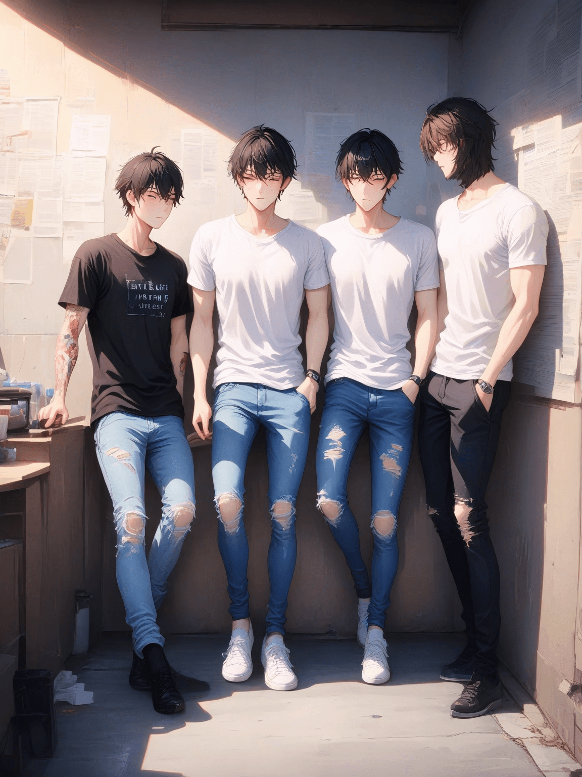 Thumbnail of Mike, Tony, Ian, and Alex