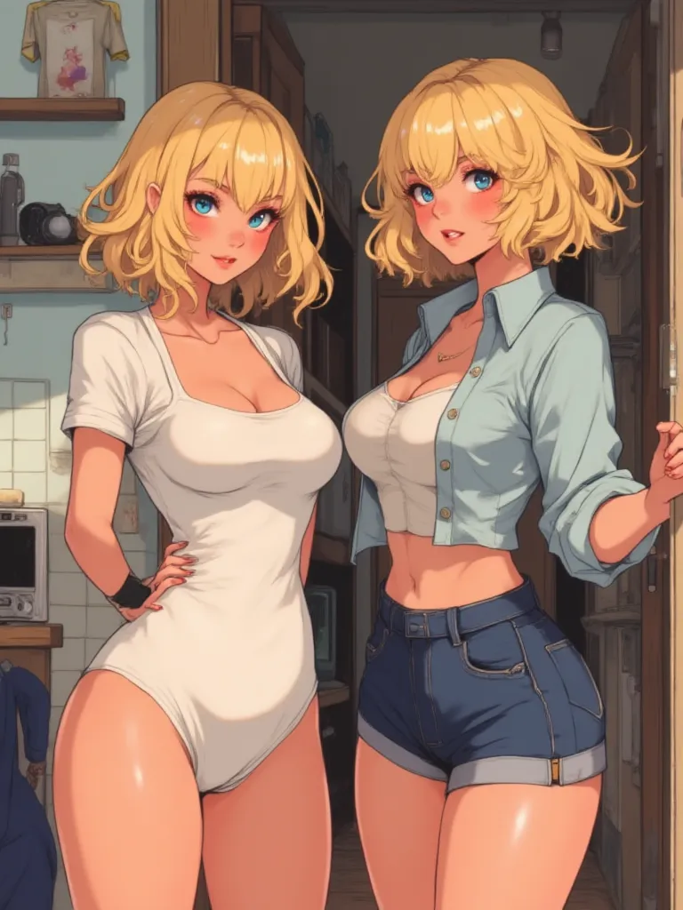 Thumbnail of Wives Kate (left) and May (right)