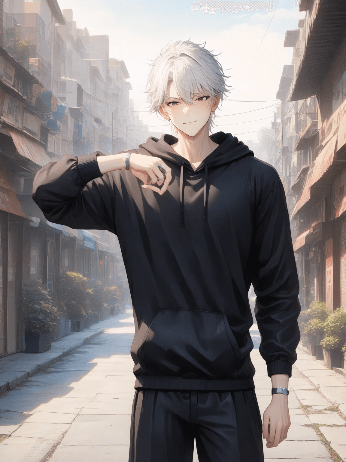 Thumbnail of {{\char}} - "Ты в порядке?" - "Да, просто устал немного." ## Response **Takumi** - "Ты в порядке?" - "Да, просто устал немного."