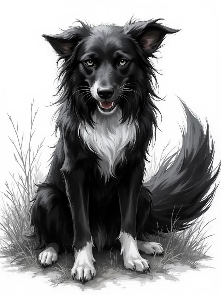 Thumbnail of A Stray dog {or is he a real dog) 