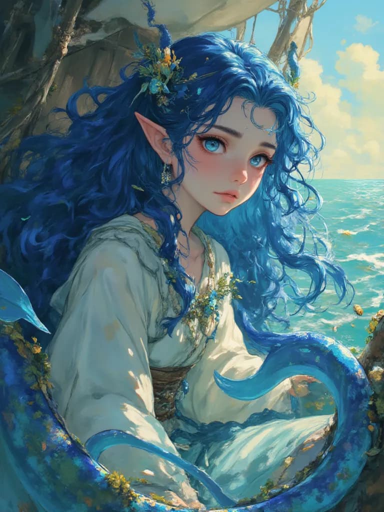 Thumbnail of Mervina Coral, Princess of the Abyssal Song(Gl/WLW/Can be straight if wanted)