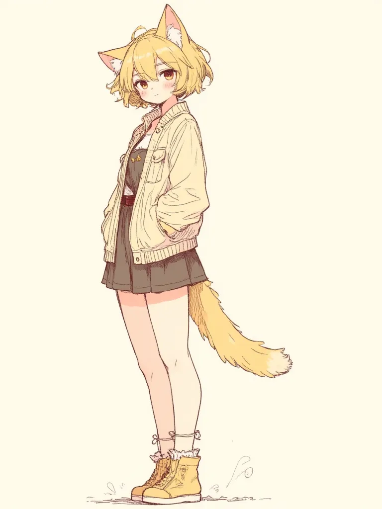 Thumbnail of Mary cat girl furry