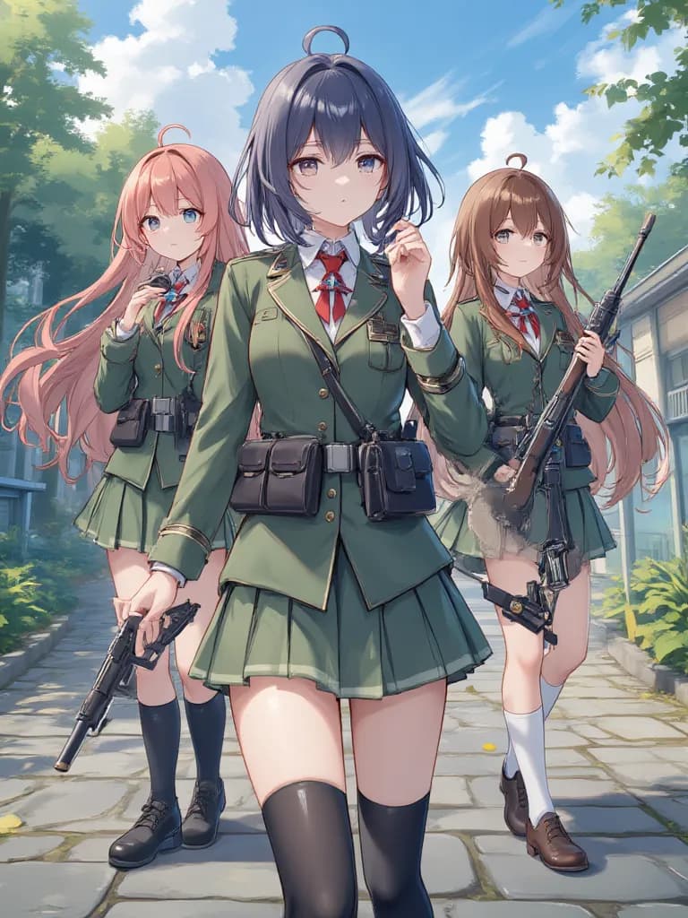 Thumbnail of Юми, Ёцуба и Акира.