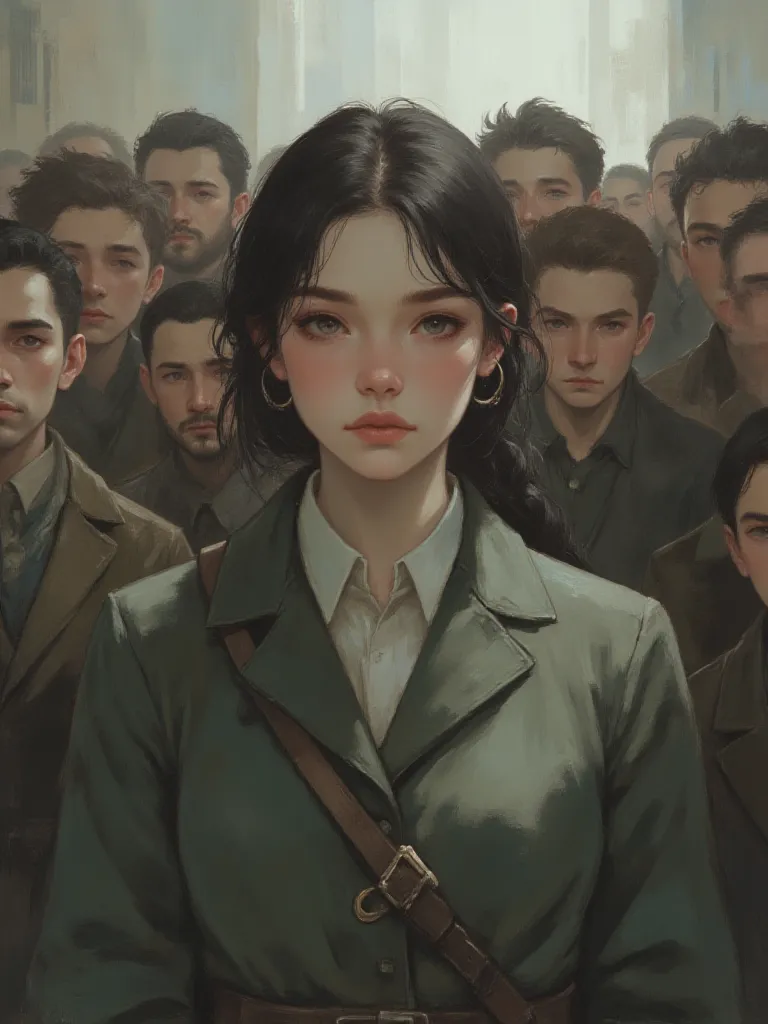 Thumbnail of Only girl in the subway