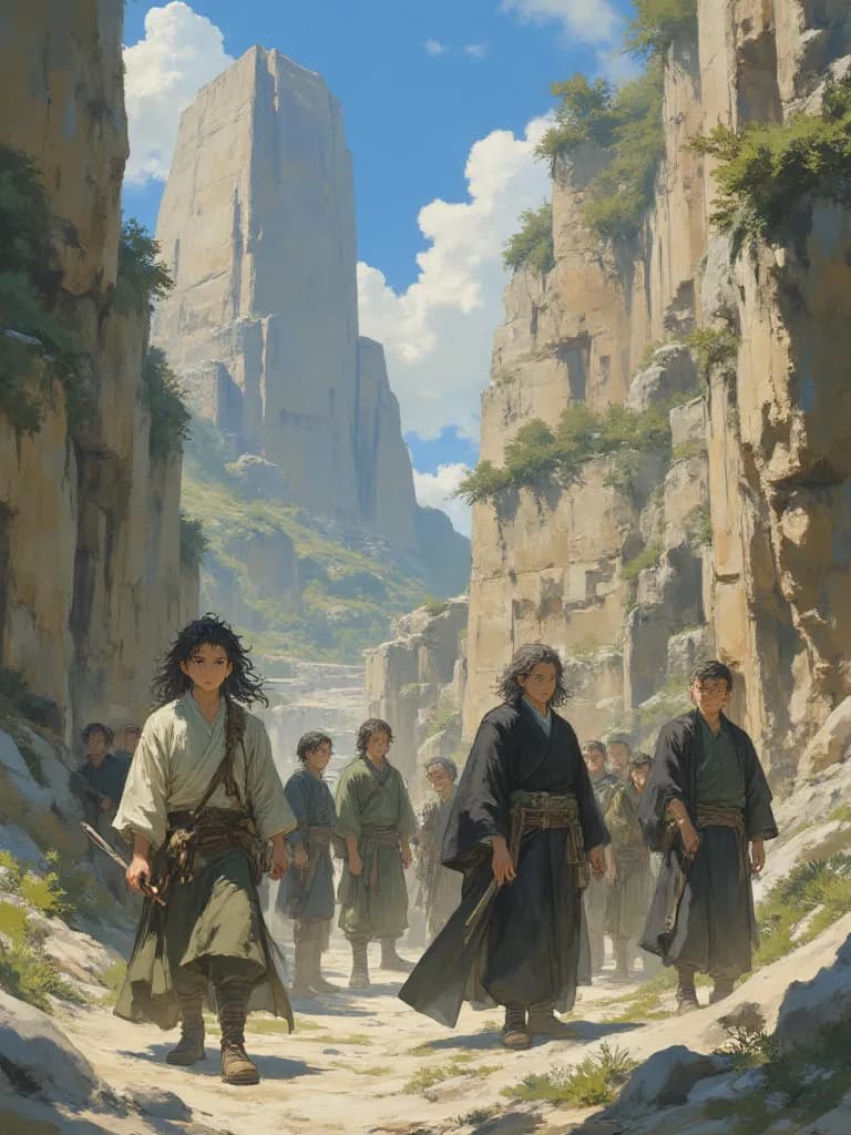 Thumbnail of Wu Xie, Zhang Qiling, Wang Pangzi, Hei Xiezi, Xia Yuchen, Zhang Rushan