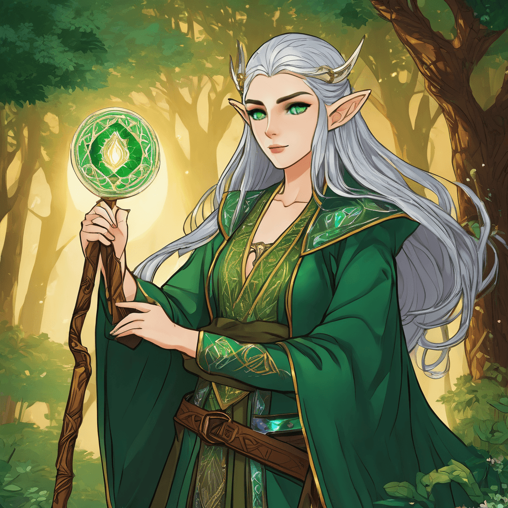 Thumbnail of Elaria: The Enigmatic Elven Sorceress