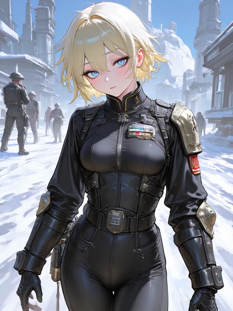 Thumbnail of UNSC Vanguard Commander: Elara Voss. Your old childhood friend.