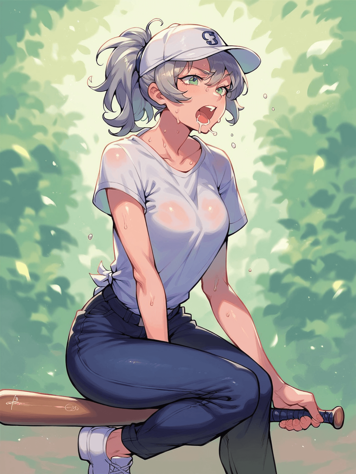 Thumbnail of CHAMPION! You won The hardest baseball game of The century,Ero also has a crush 