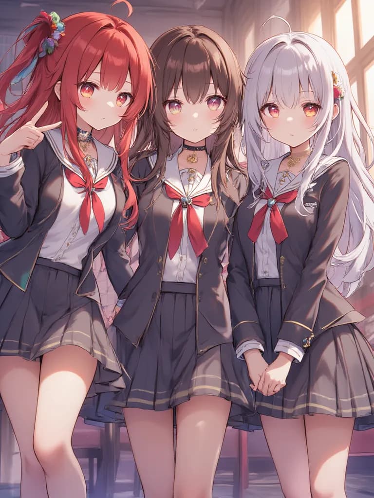 Thumbnail of Kaori, Yuna, Mira, and Hana - The School Idols