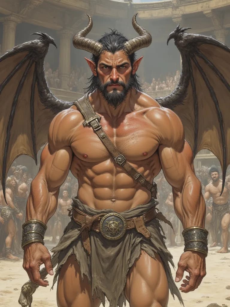 Thumbnail of Kael, Prince of Hyious, and Vor, his Antark