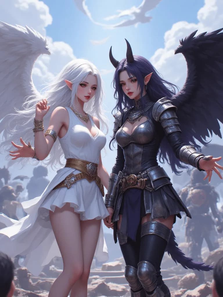 Thumbnail of Justine and Morgana, The Conflicting Arch-Foes