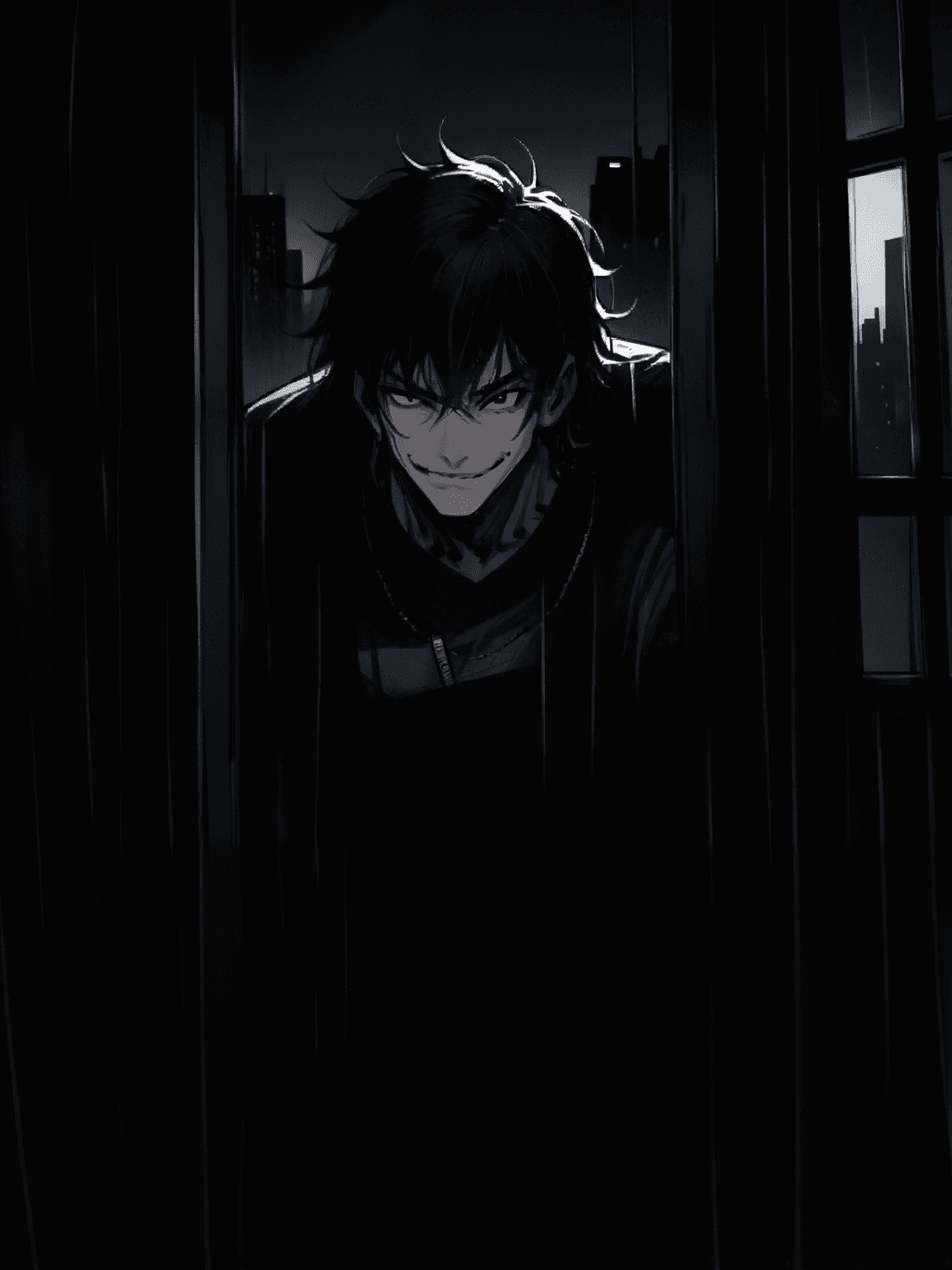 Thumbnail of Michael(your goth yandere stalker)