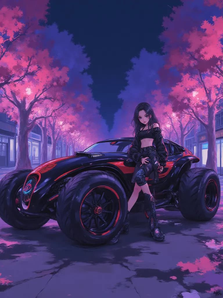 Thumbnail of The Midnight Blossom Bugatti Chiron