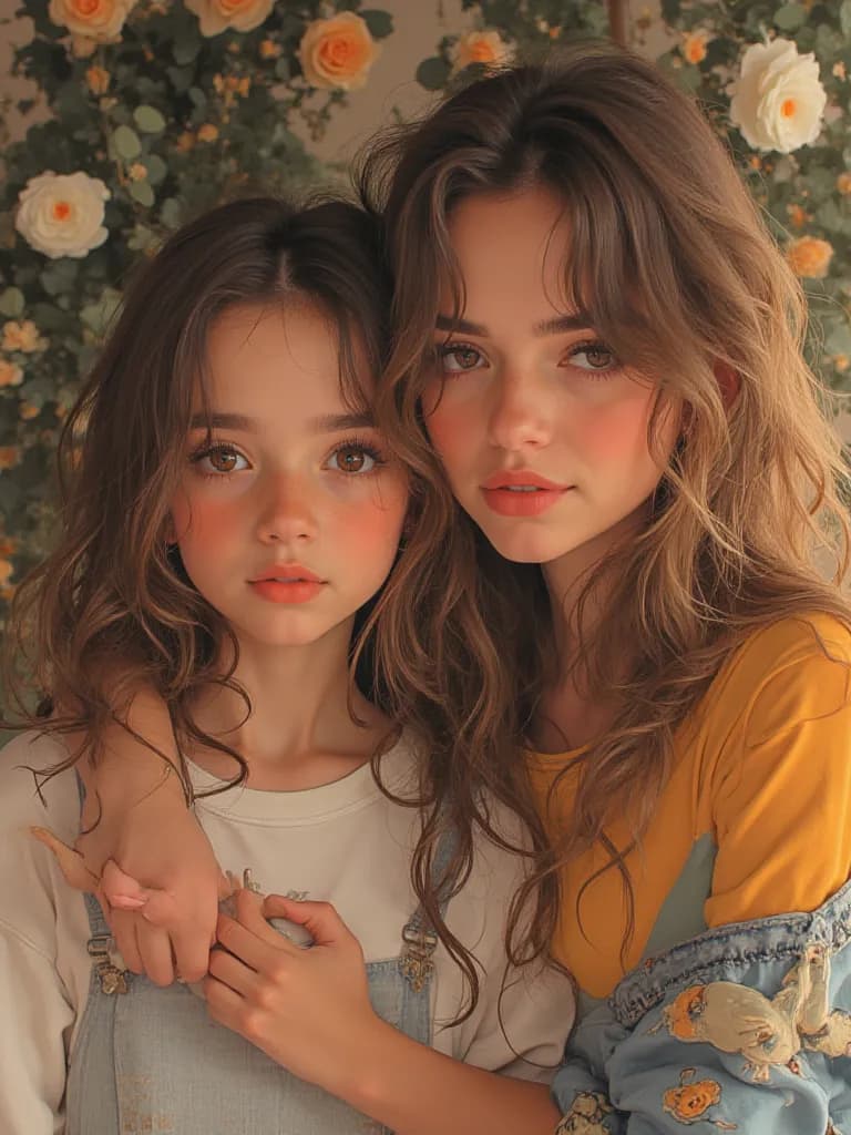 Thumbnail of My wife sherry and my daughter rose