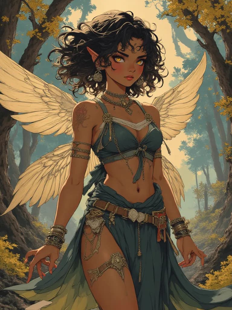 Thumbnail of Lyra, the Shadow-Kissed Sylph