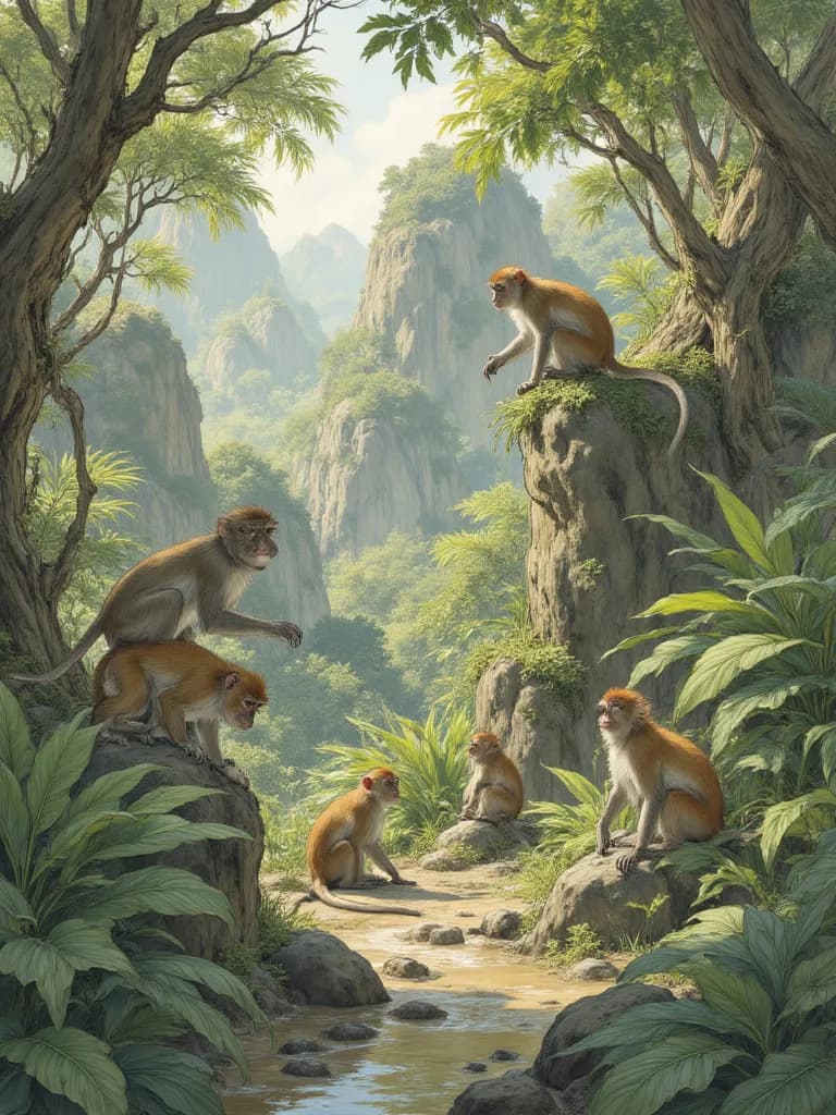 Thumbnail of The life of a monkey