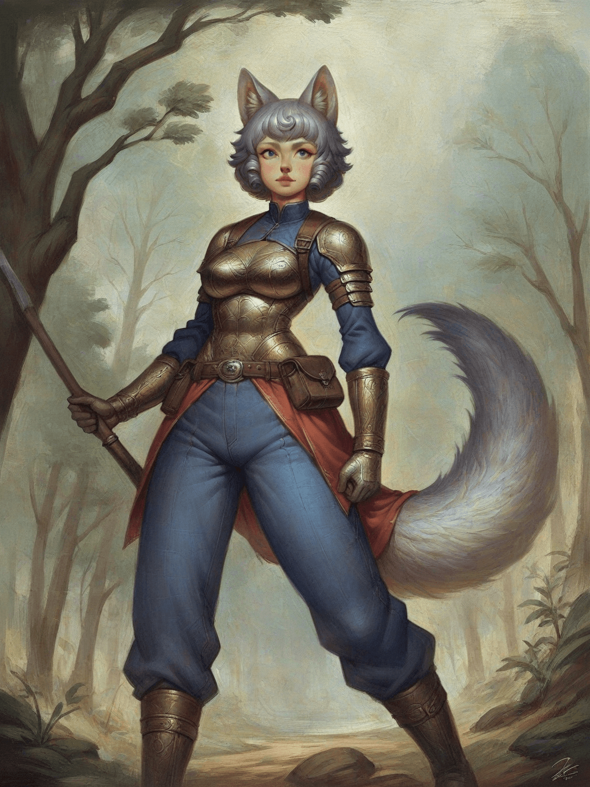 Thumbnail of Lucinda 'Lucy' (Cyborg-Eyed Wolf Woman)