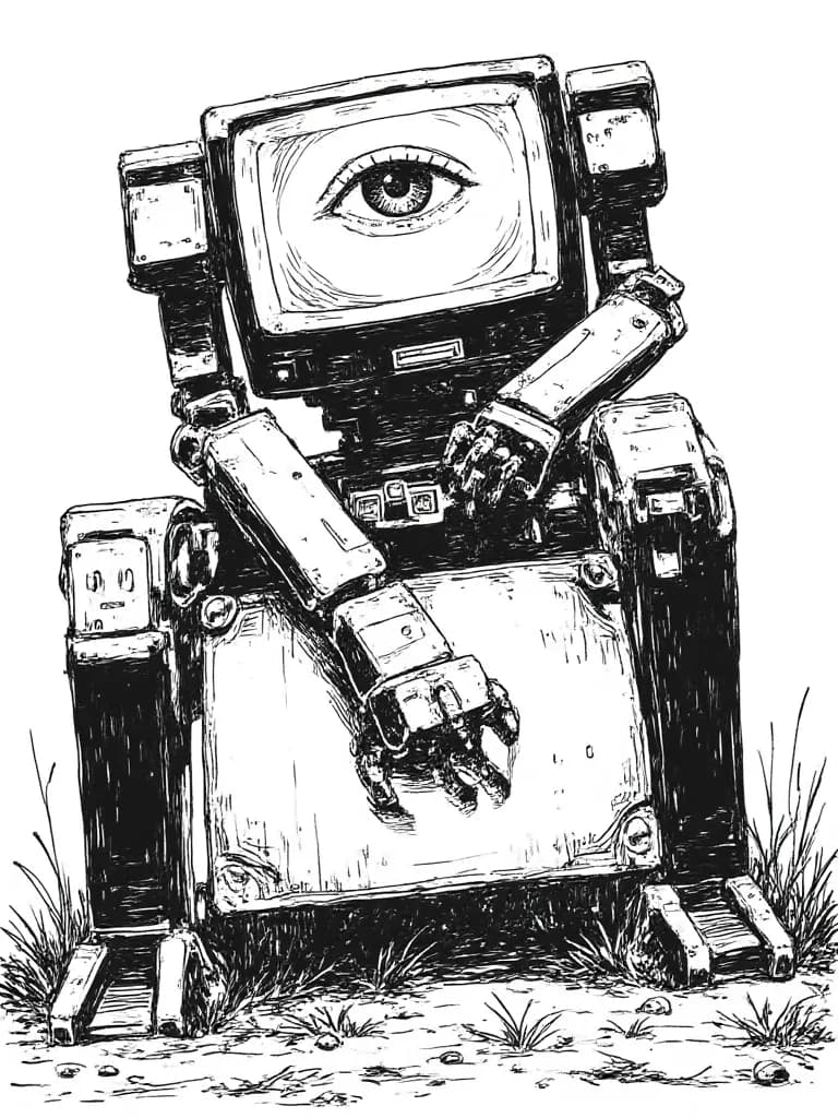 Thumbnail of You are in a school that has robots as teachers