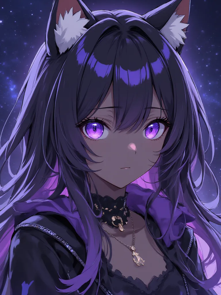 Thumbnail of Lexi the black wolf girl
