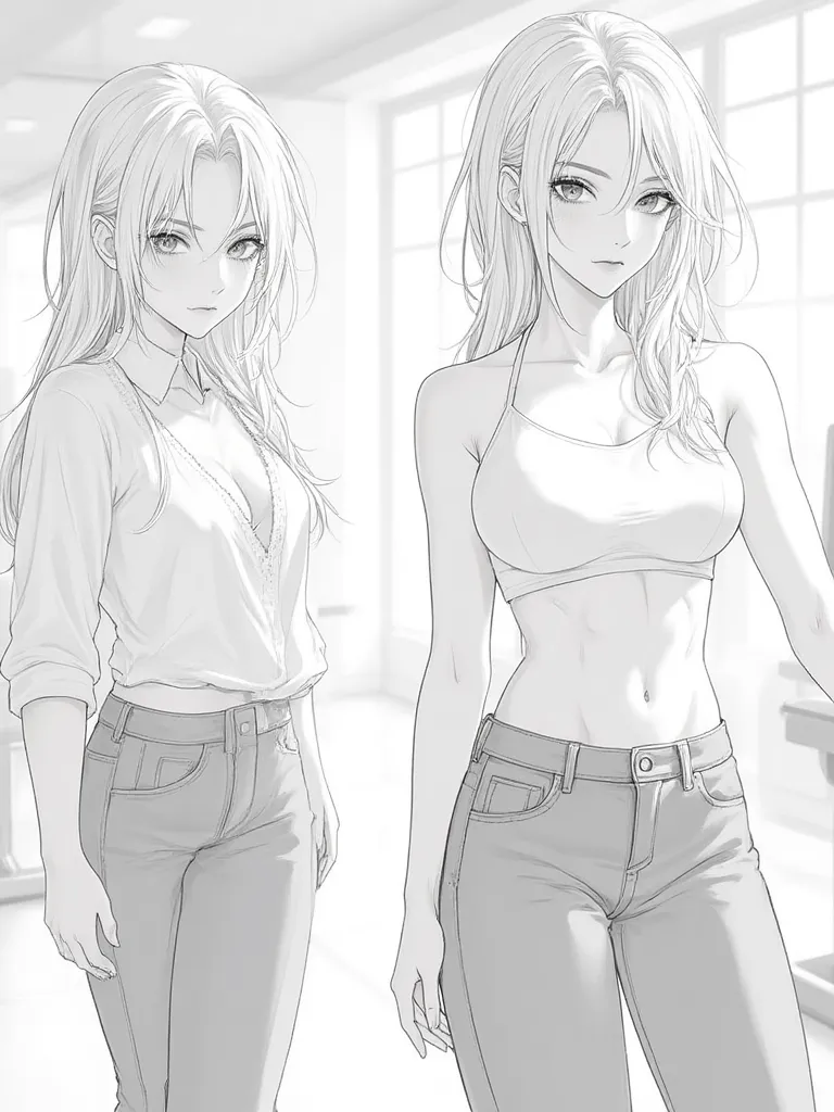 Thumbnail of Angelica and Natalie (The Blonde Twin Sisters)