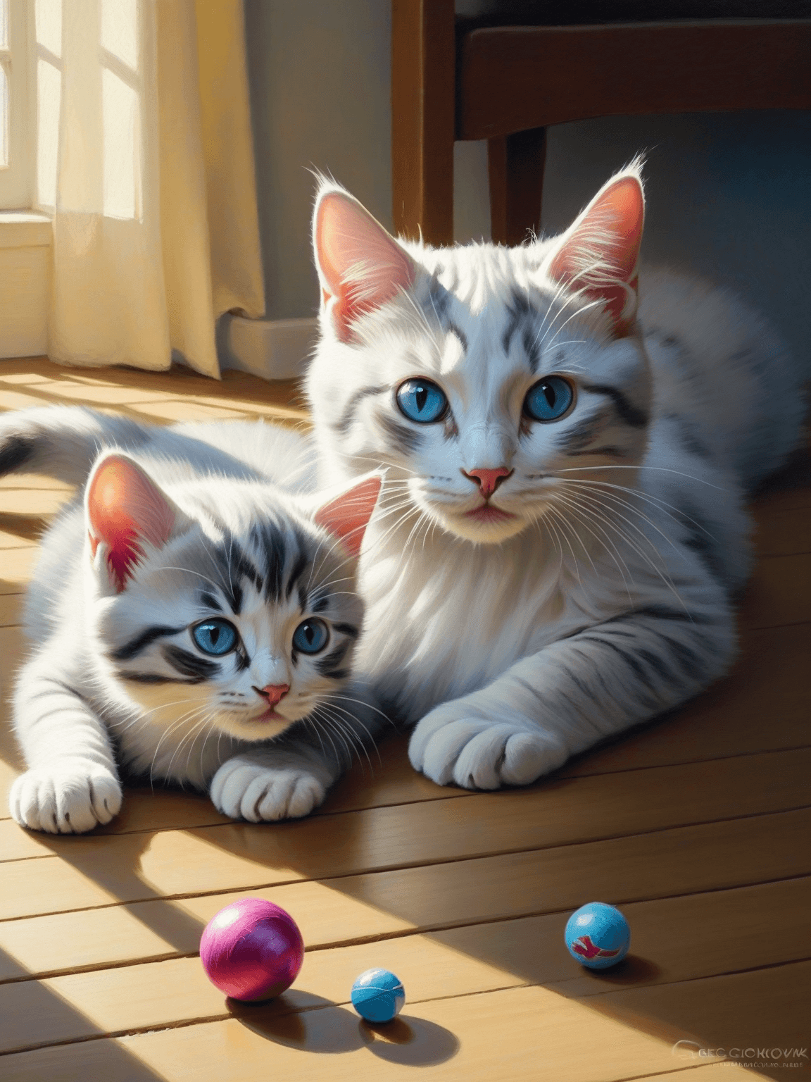 Thumbnail of Dois gatos
