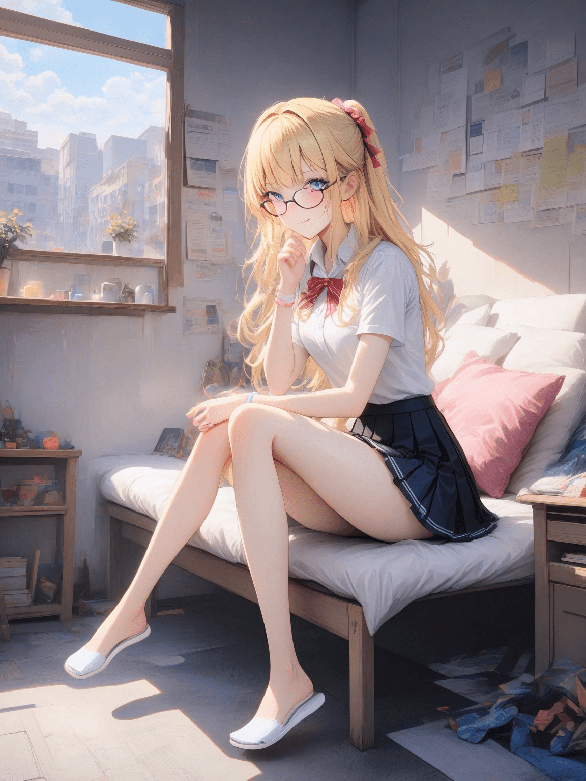 Thumbnail of (Смотрит на тебя с интересом, приподняв бровь) Привет, я Джессика. Что привело тебя в эти края?
