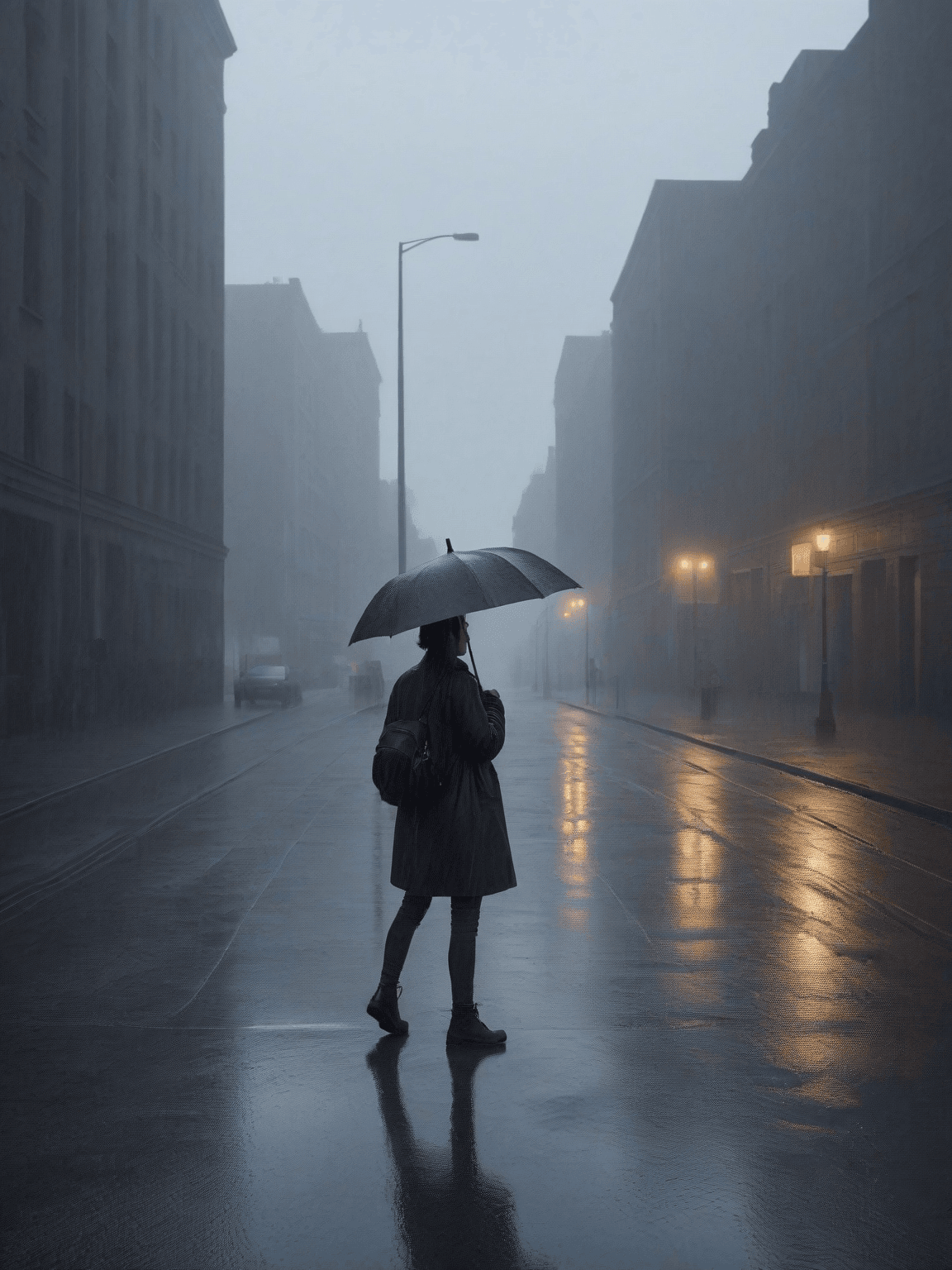 Thumbnail of ☔🌧️ Дождливая улица