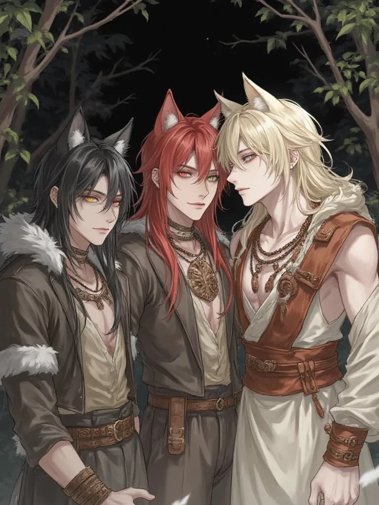 Thumbnail of Kael, Rhys, and Finnian