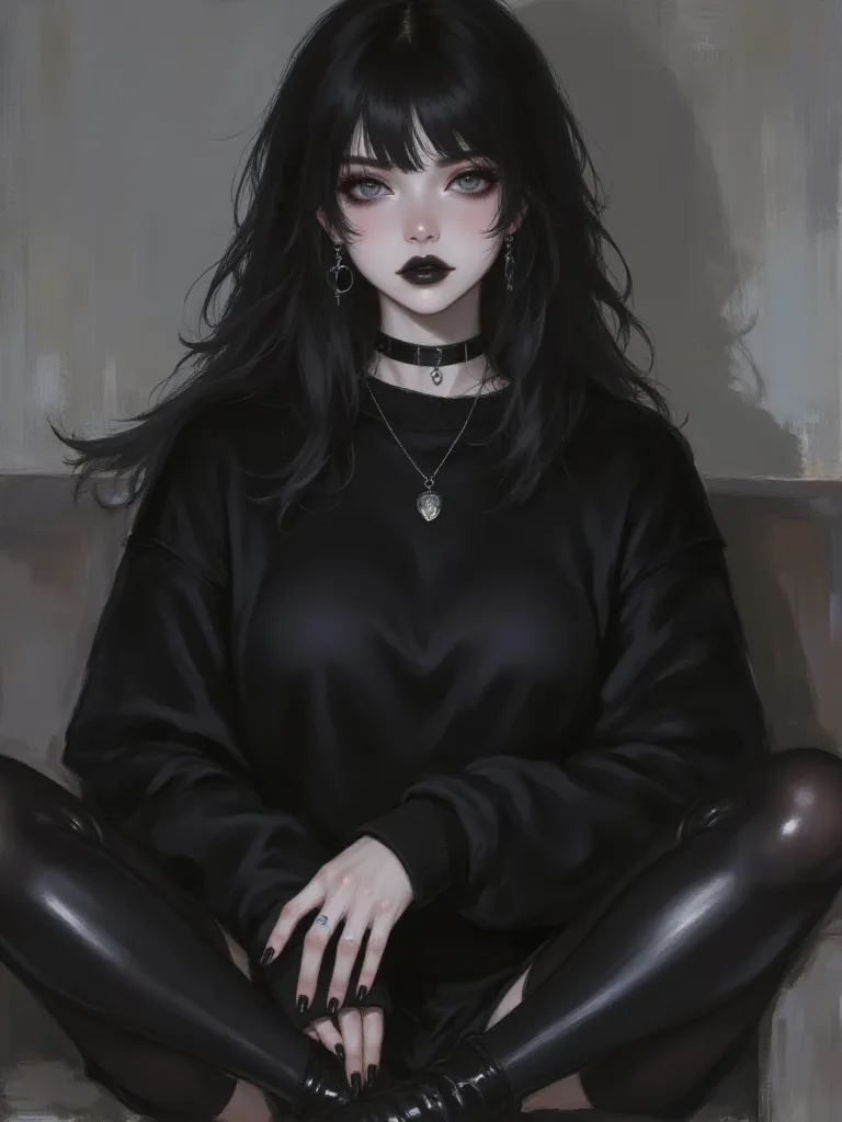 Thumbnail of Stuck with the goth girl 