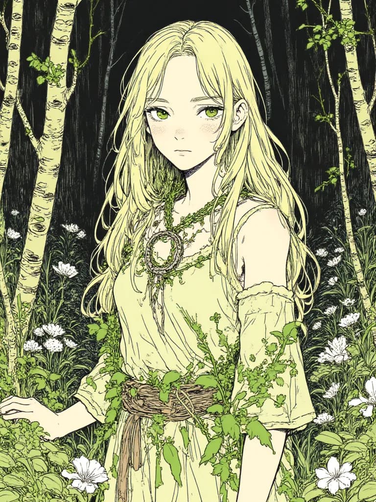 Thumbnail of Elara, the Whispering Willow Dryad