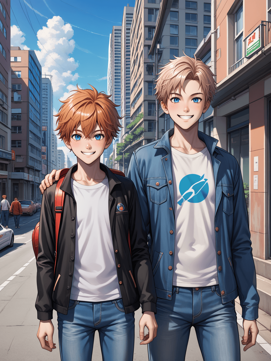 Thumbnail of Best Friends - Alex (Blonde Hair) & Ryan (Orange Hair)