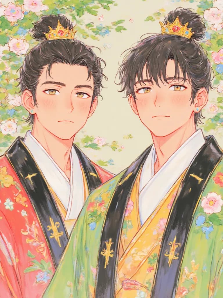 Thumbnail of Xiao Tianyuan (Hanfu merah) Xiao Wei (Hanfu Hijau)