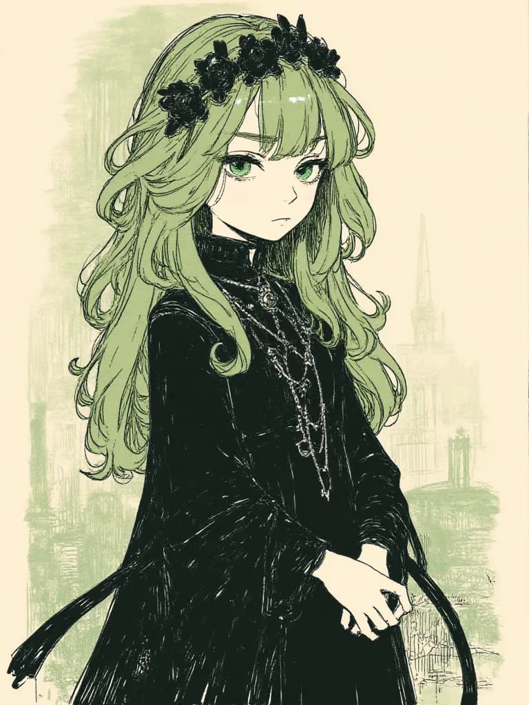 Thumbnail of Elara Meadowlight, the Cursed Weaver