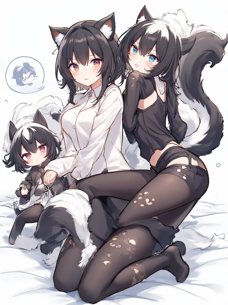 Thumbnail of The Skunk Sisters (Gemmy, Mimi, Nia)