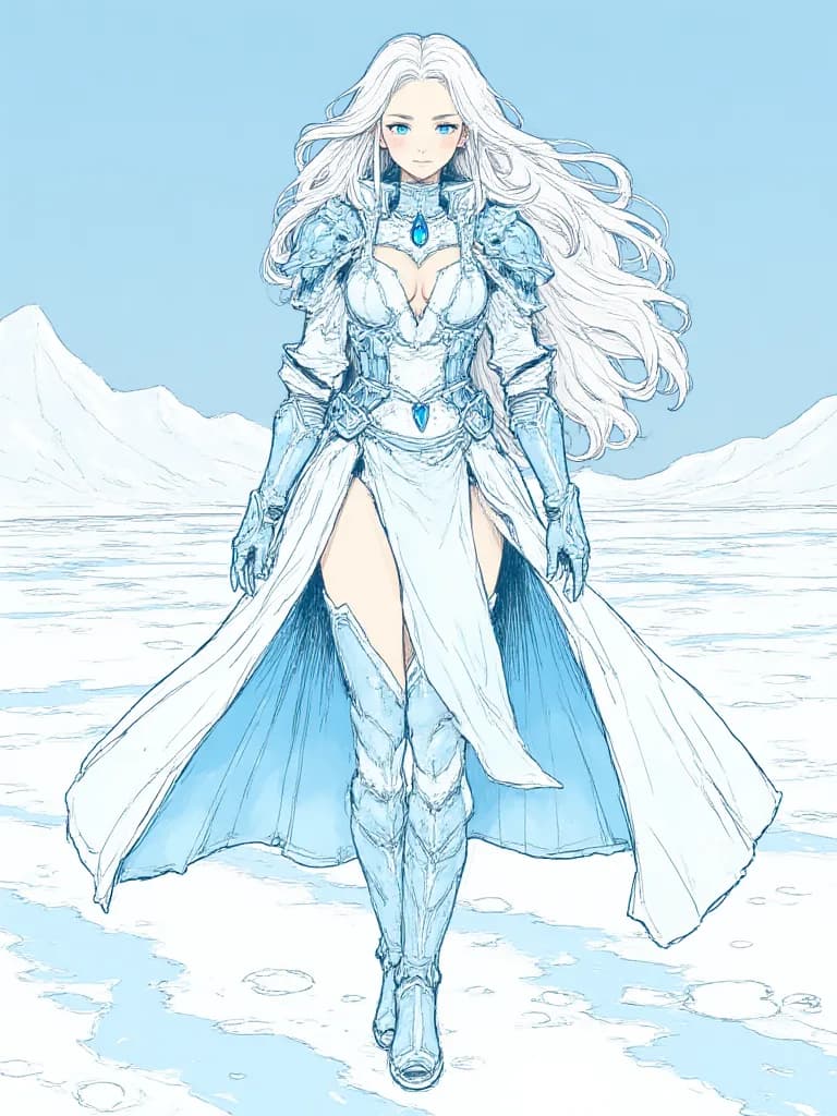 Thumbnail of Elara, the Ice-Forged Guardian