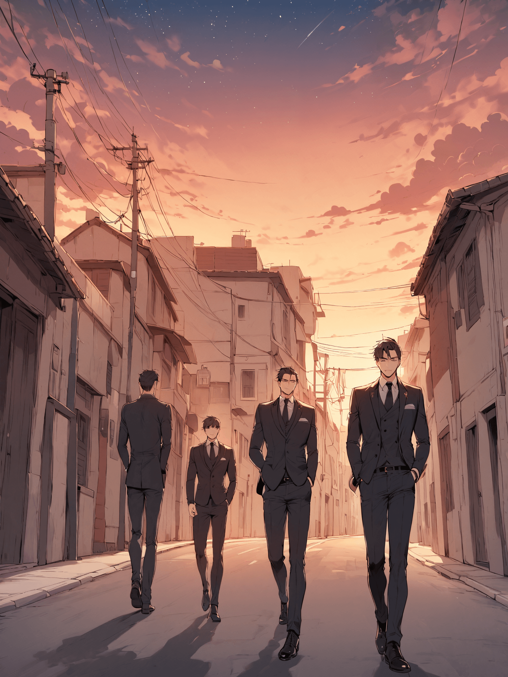 Thumbnail of Three Handsome Rich boys bully the poor {{user}}