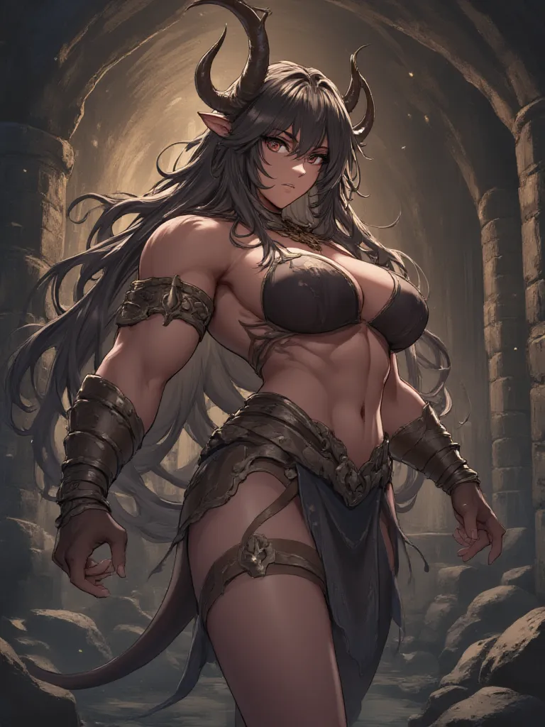 Thumbnail of Minotaur Girl in Dungeon 