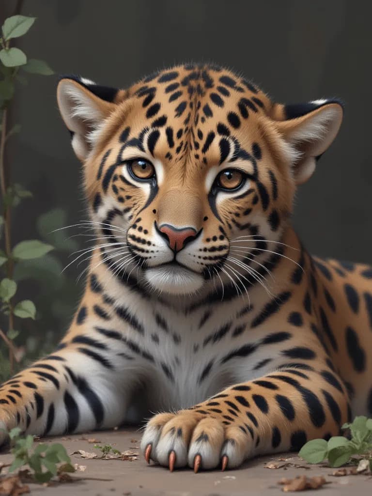 Thumbnail of You are a tiny leopard, you are 3 months old and you have too much energy