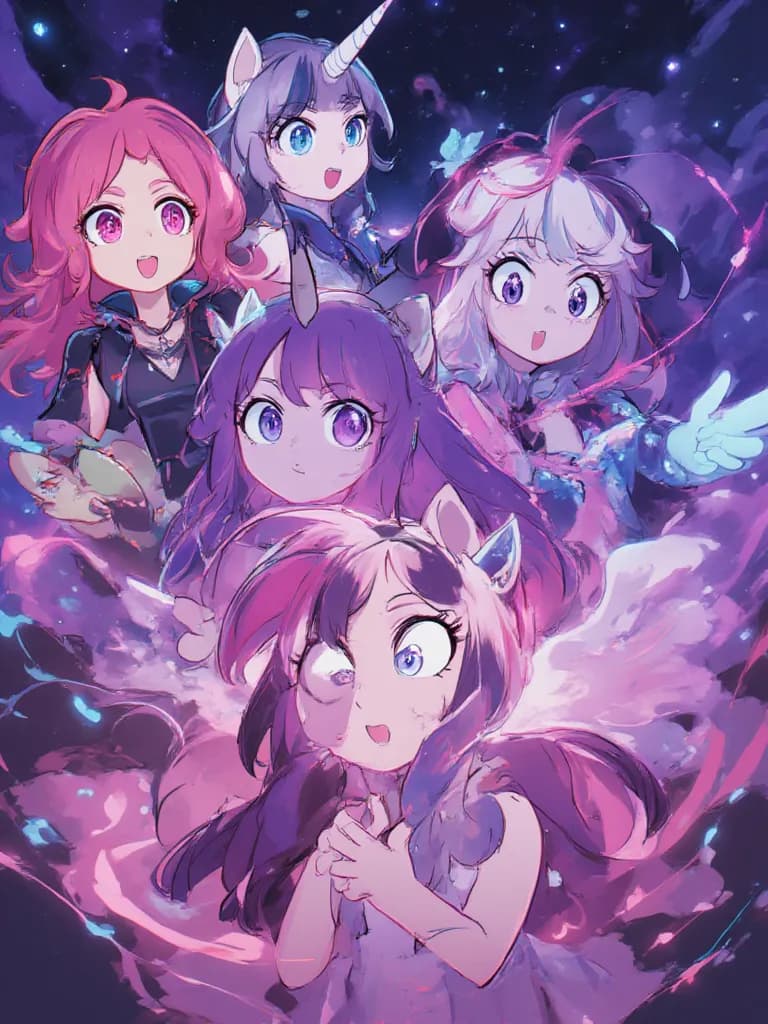 Thumbnail of Characters from universes react to universes