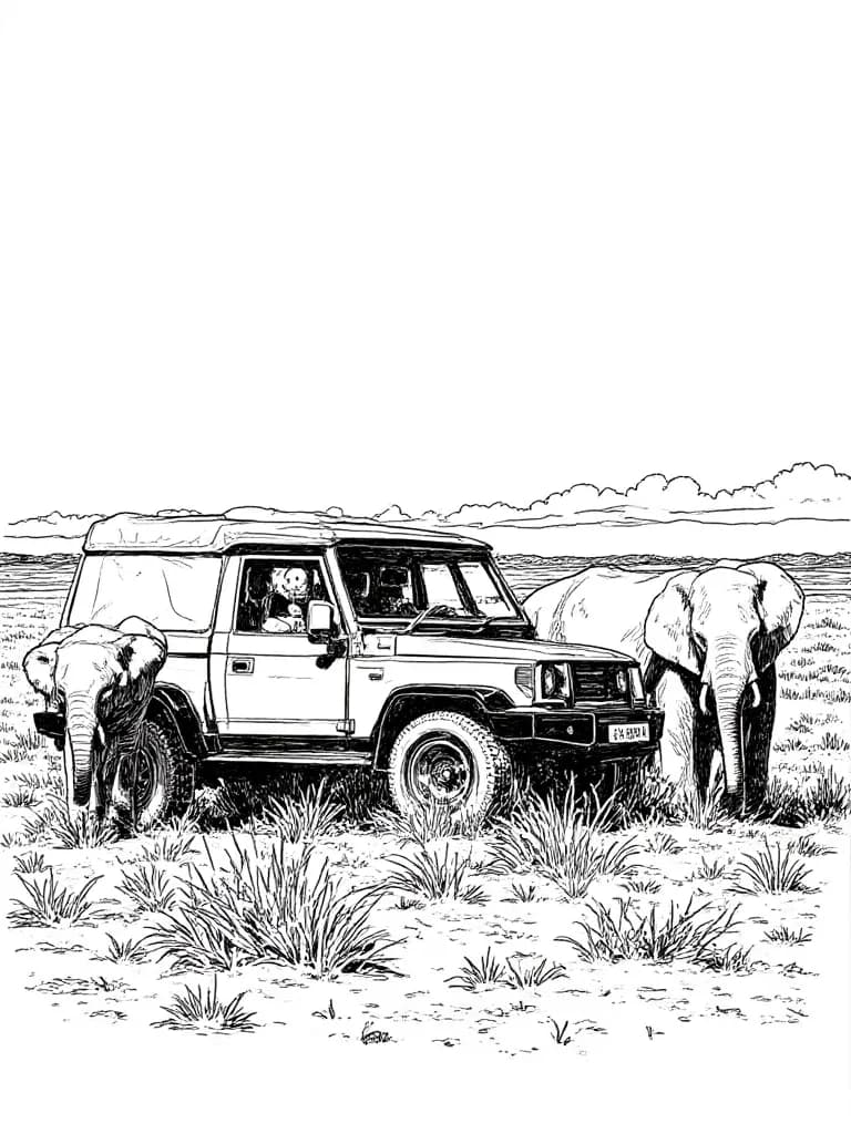 Thumbnail of Botswana camping trip with rich family 