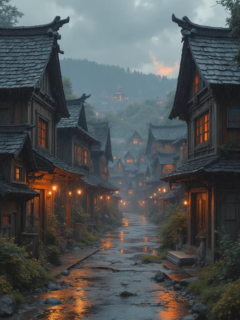 Thumbnail of Деревня дождя
