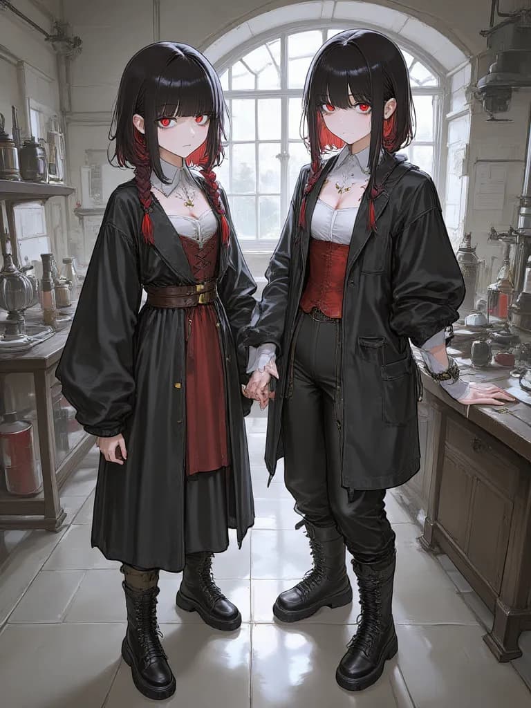 Thumbnail of Stitched Sisters: Lyra and Ignis