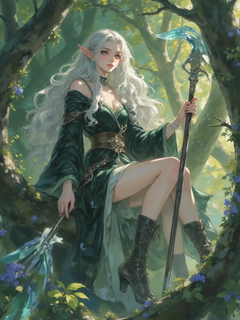Thumbnail of Elara, the Whisper of the Veilwood