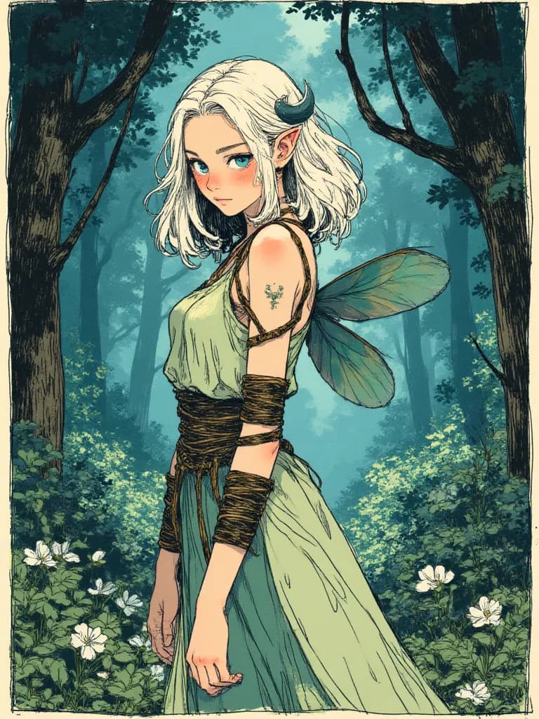 Thumbnail of Lyra, the Night Huntress Fairy