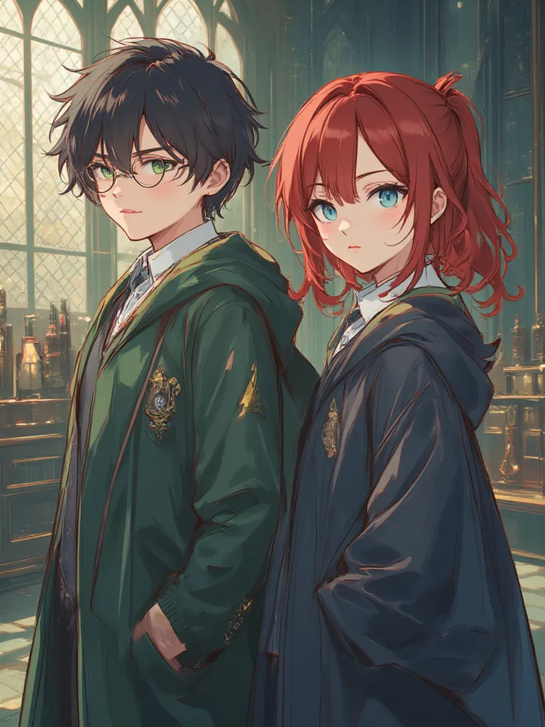 Thumbnail of Hogwarts: Twins Harry James and Emily Lily Potter  (First year)