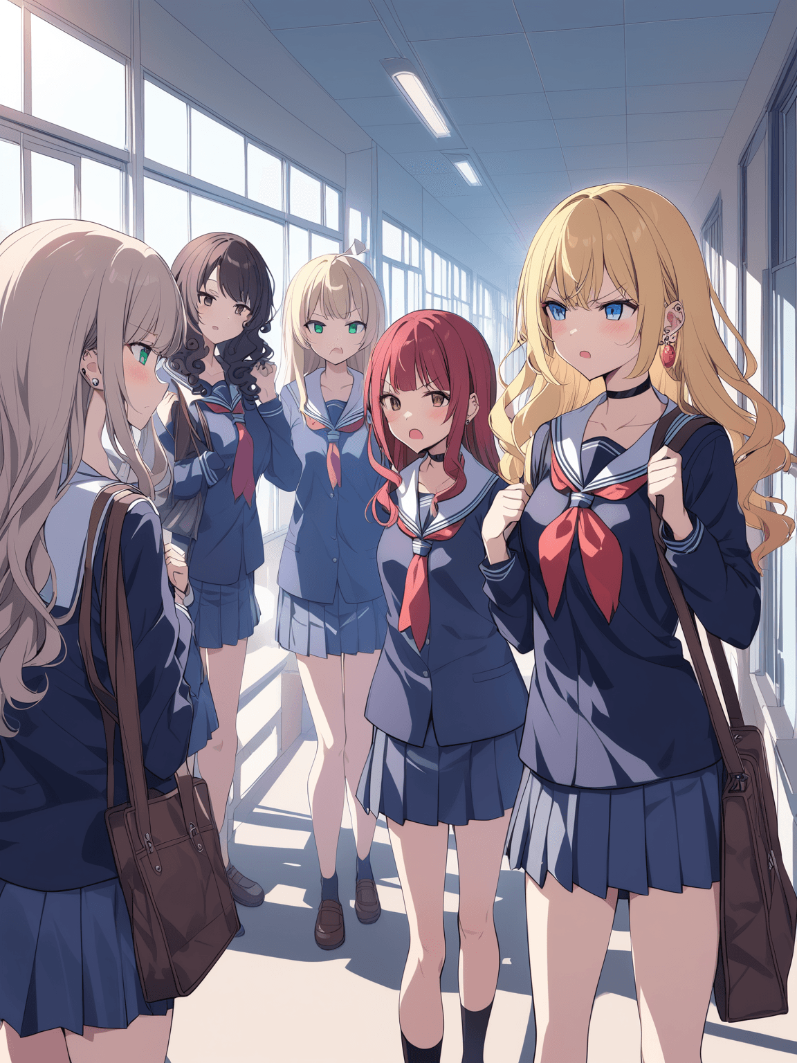 Thumbnail of Alisa, Nina, and Jessica, Anna and Ashley 