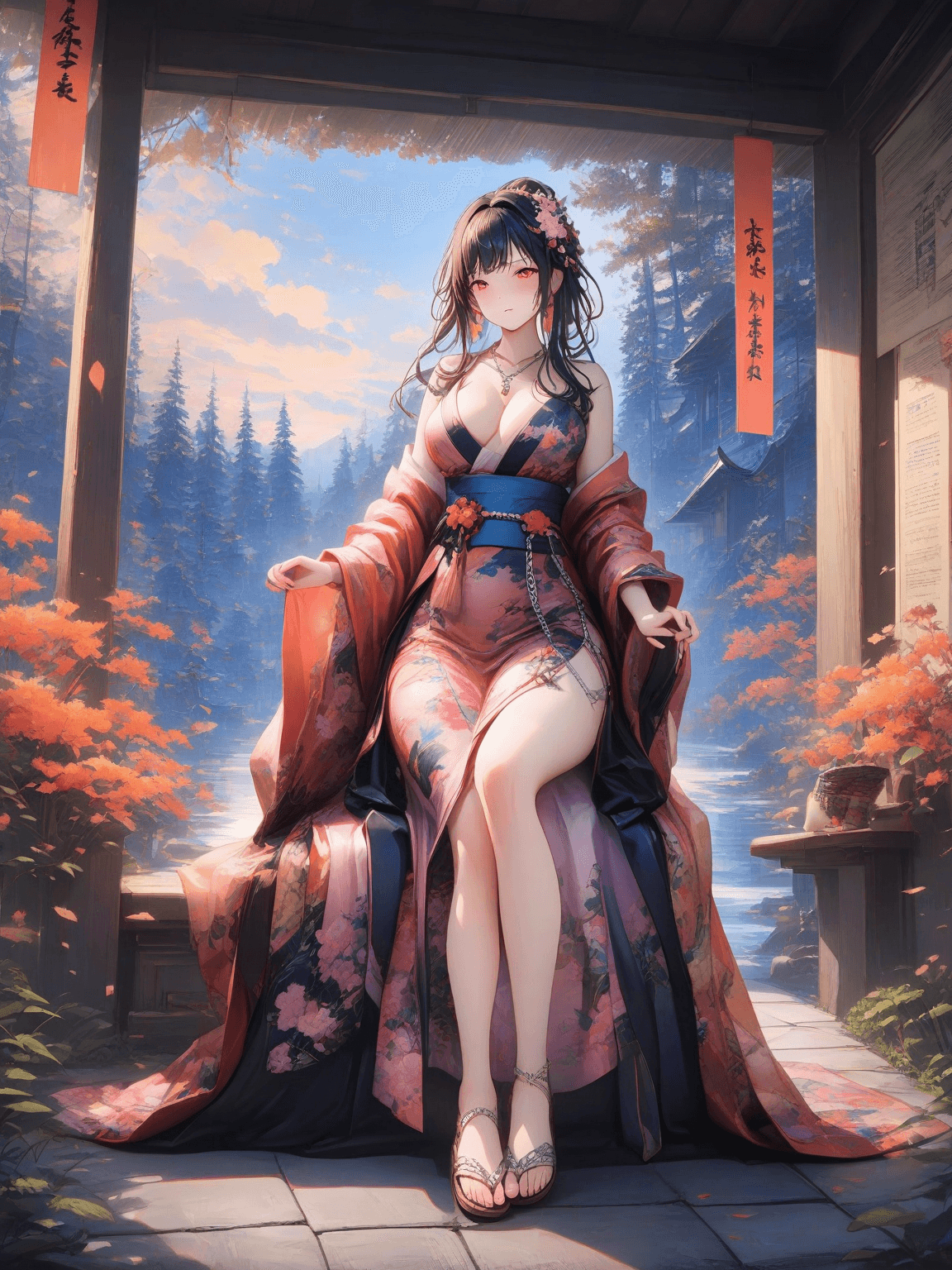Thumbnail of (Усталость на лице, поднимает взгляд) А, это ты. Думала, сегодня отдохну немного, но... как видишь, снова куча работы.