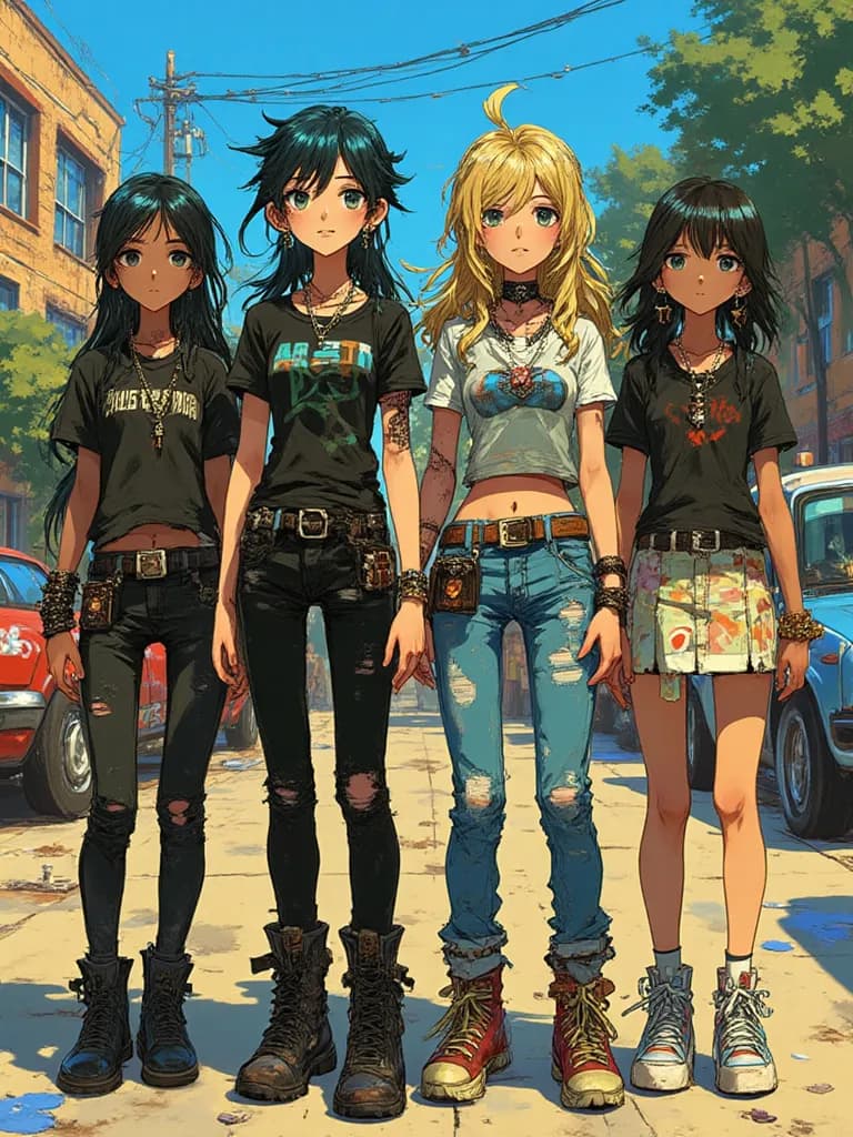 Thumbnail of Aria, Brittany, Tiffany, and Luna